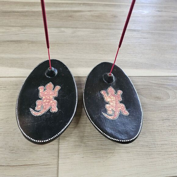 Incense Holder Handmade Pottery set of 2 - Picture 1 of 7